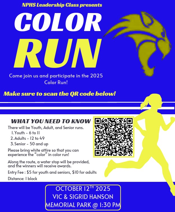 2025 Color Run presented by the NPHS Leadership Class